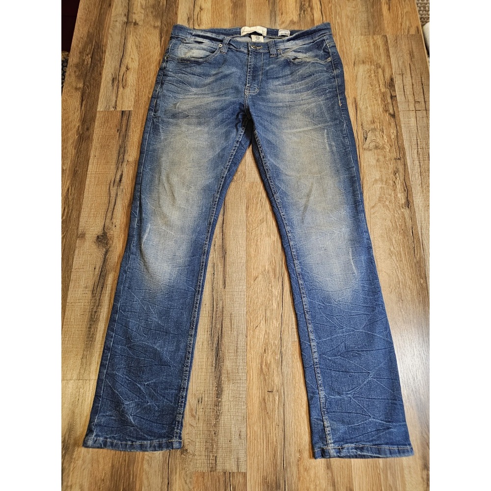 Paper Denim & Cloth Mens Jeans Size 33x30 Blue Stretch Slim Fit Denim Pants